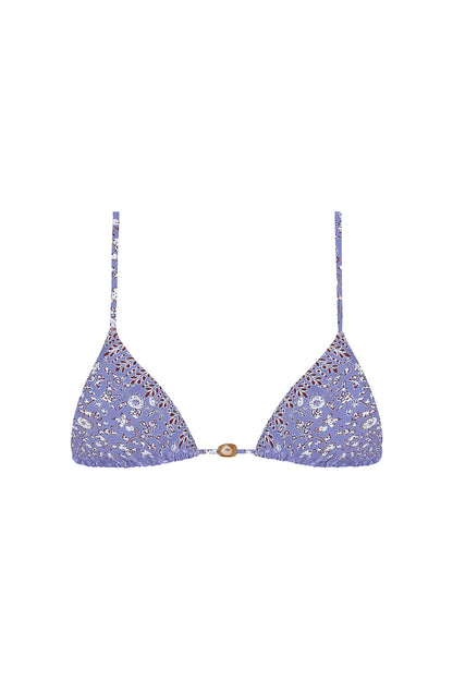 Equator Top In Mini Floral Lavender