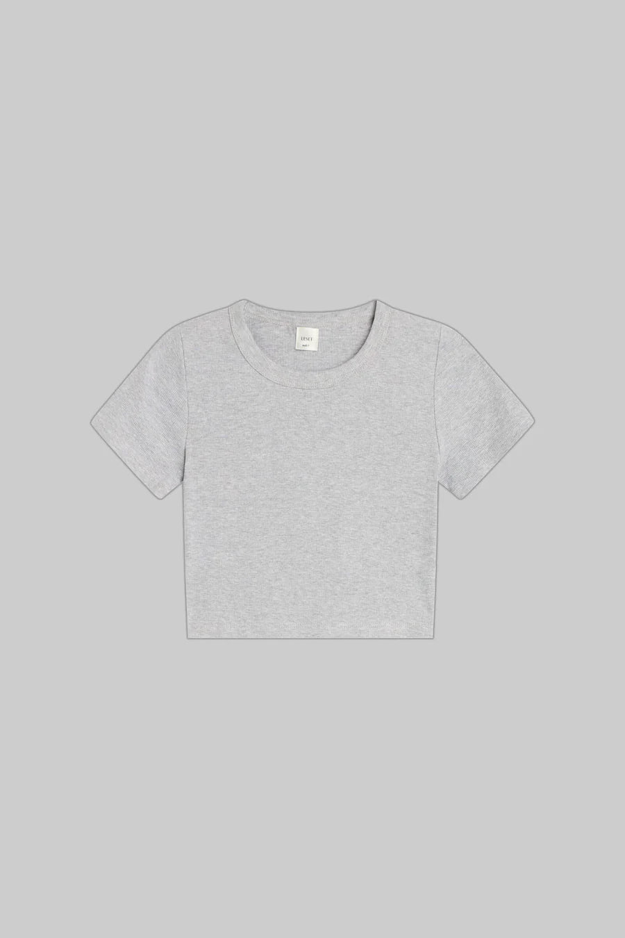 Kelly Crop Slim Fit Tee Grey