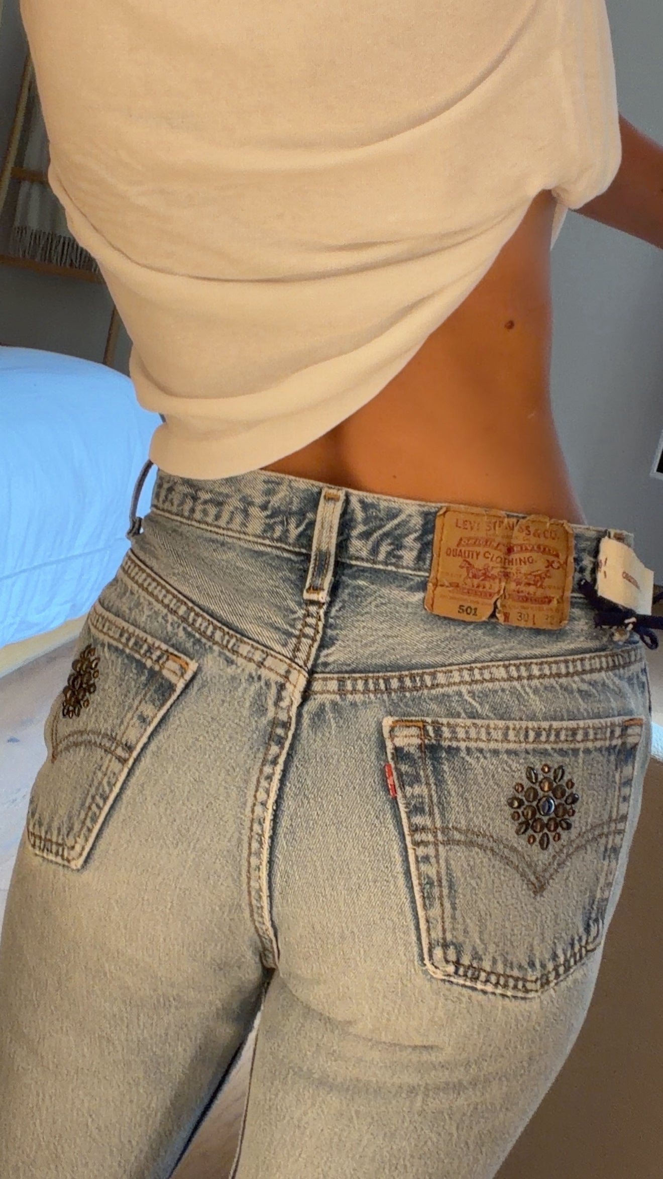 The Sapphire 501 
(Authentic Levi’s, sourced in LA)