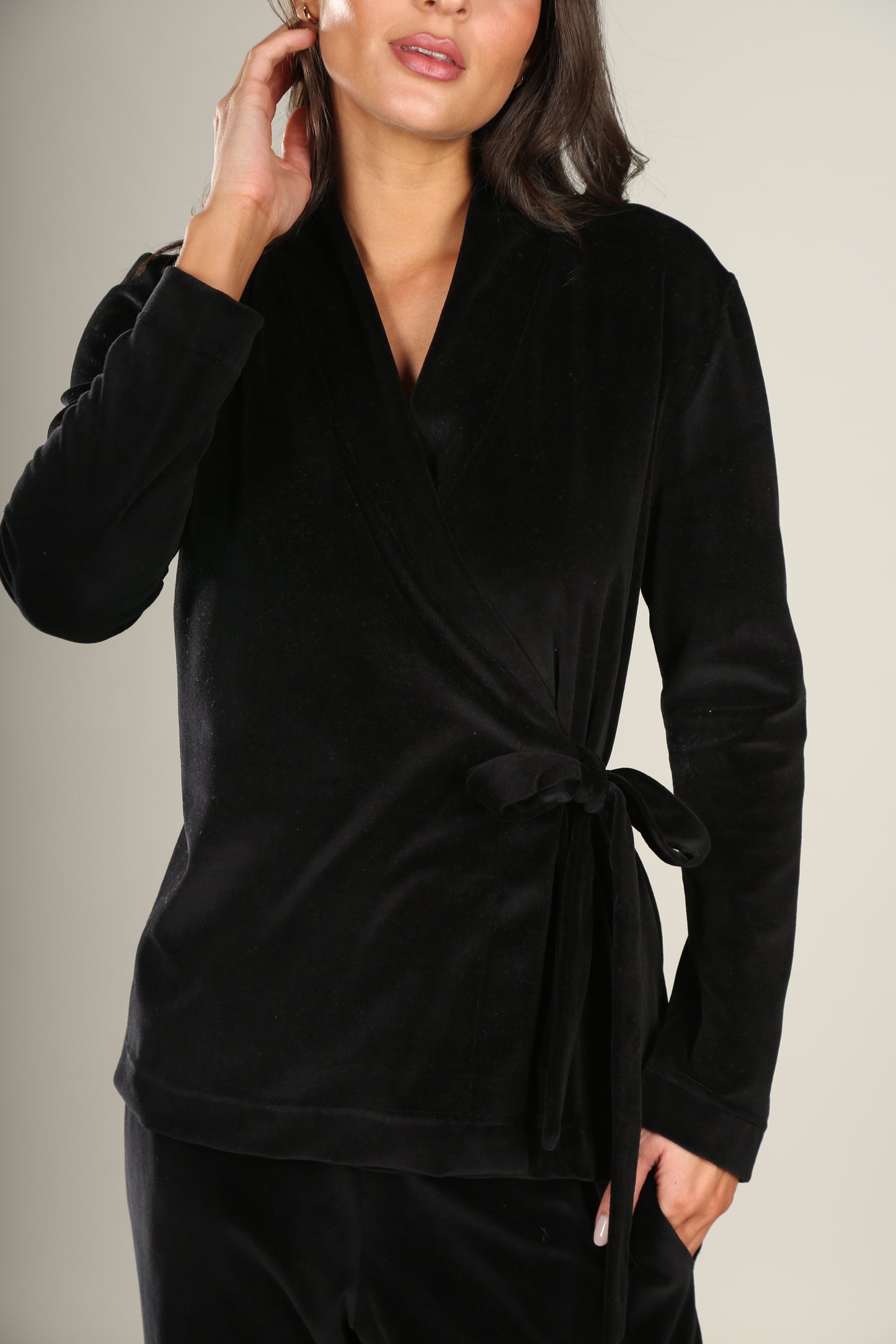 Lounge Set Velvet Black