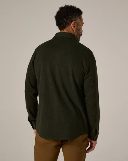 Generation Textured Soft Long Sleeve Shirt Olive