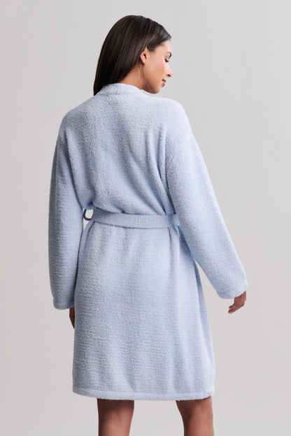 Cozy Chic Solid Robe Blue