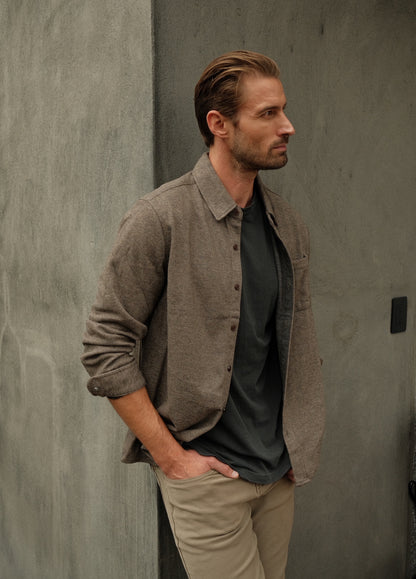 Generation Knit Shirt Brown