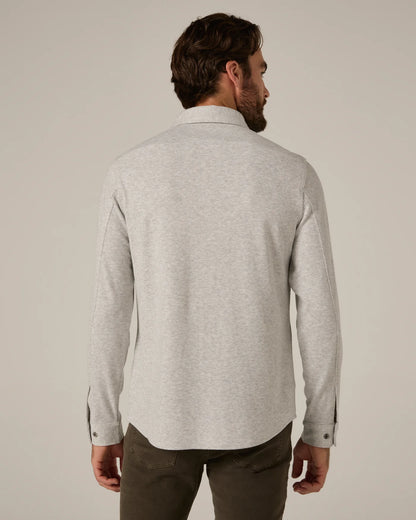 Generation Textured Soft Long Sleeve Shirt Grey