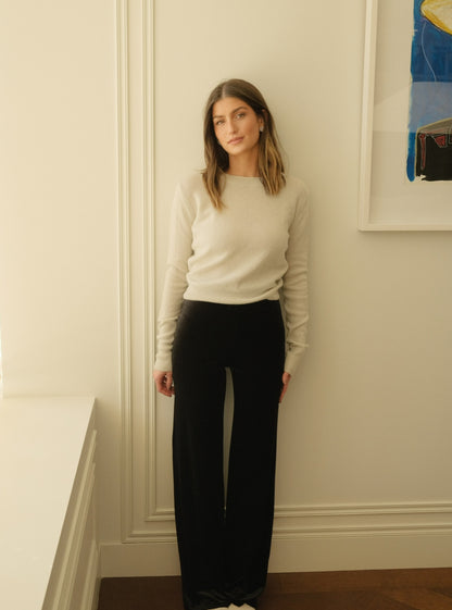 Velvet Wide Leg Pant