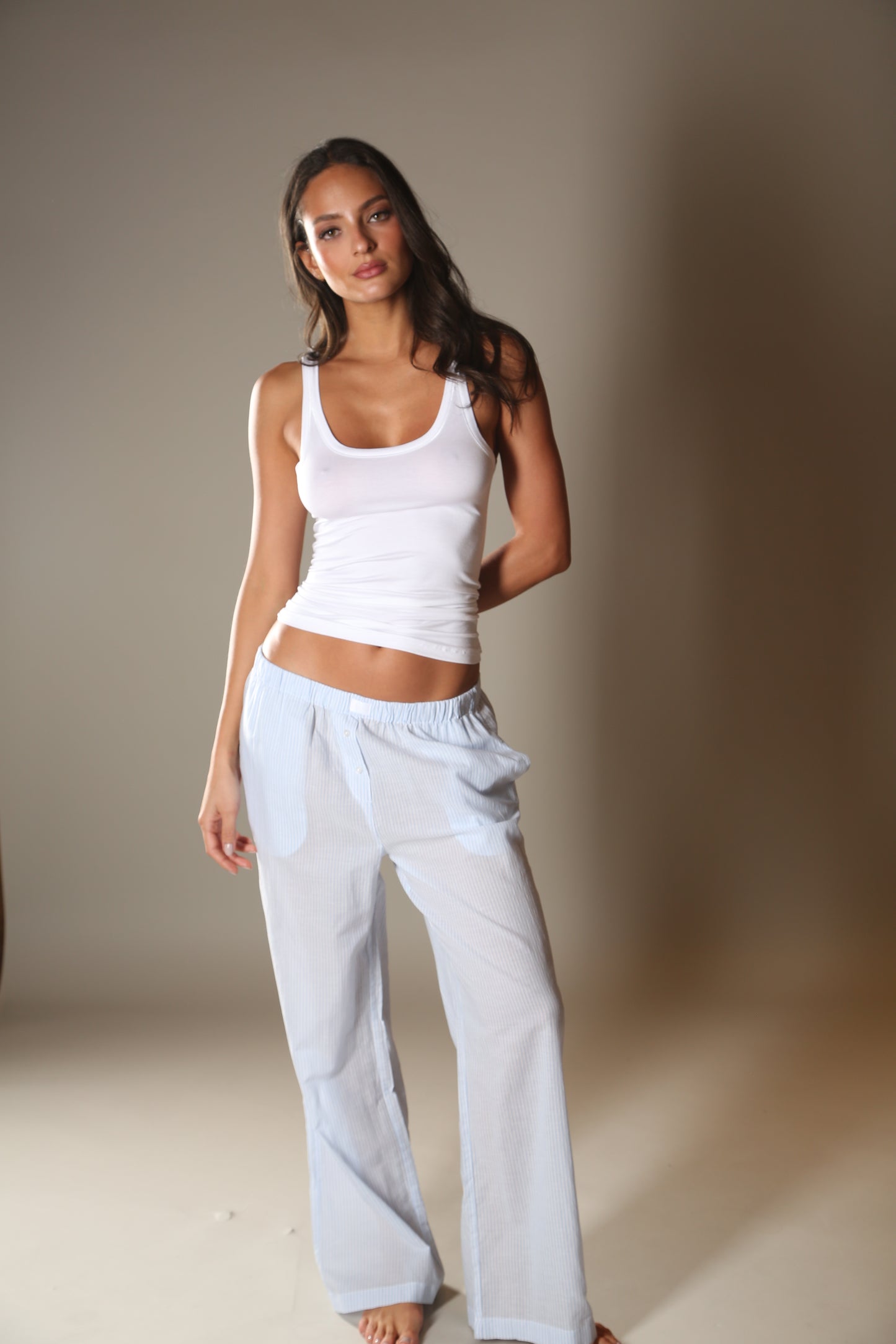 Long Trousers Serie Cotton Stripe