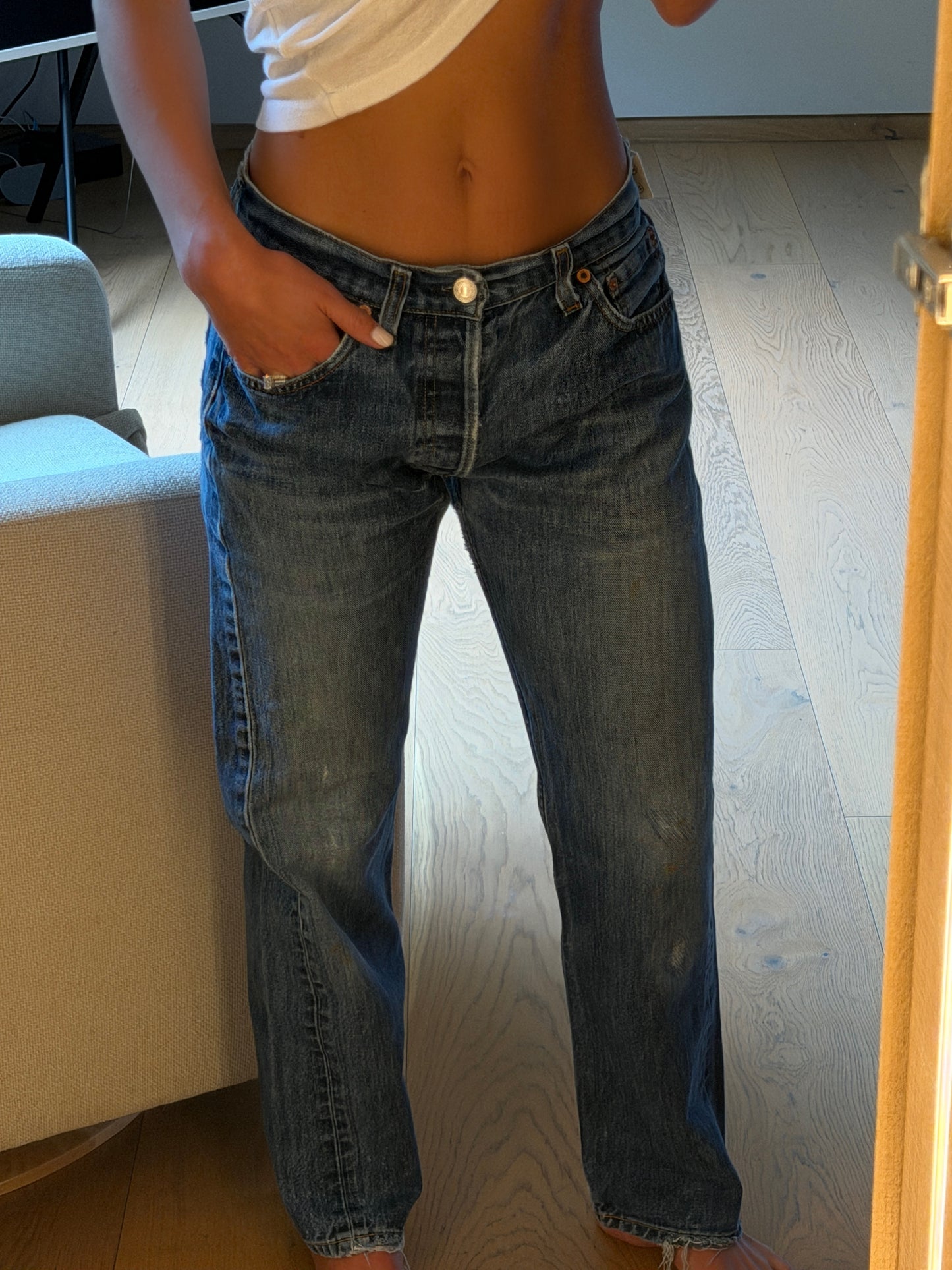 The Indigo 501 (Authentic Levi’s, sourced in LA)