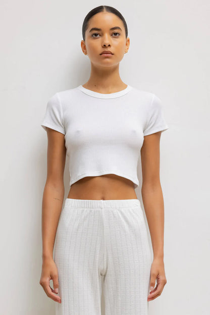 Kelly Crop Slim Fit Tee