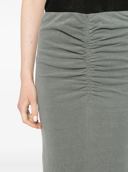 James Perse Brushed Jersey Skirt Grey