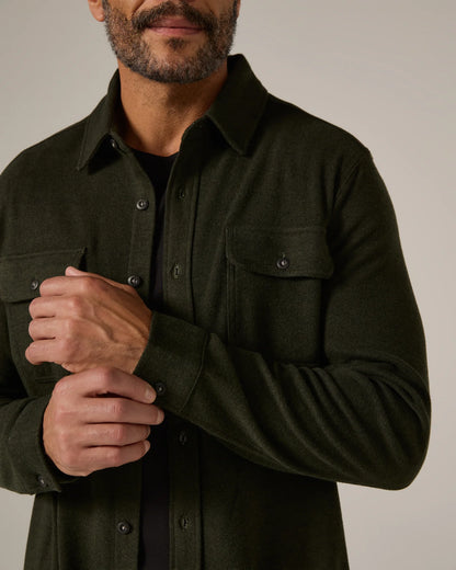 Generation Textured Soft Long Sleeve Shirt Olive