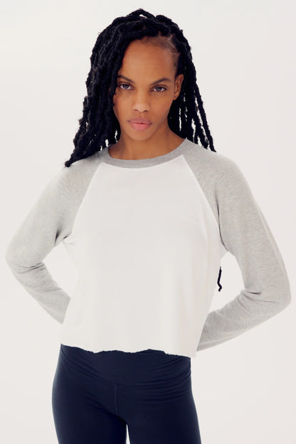 Warm Up Crop Fleece Sweatshirt