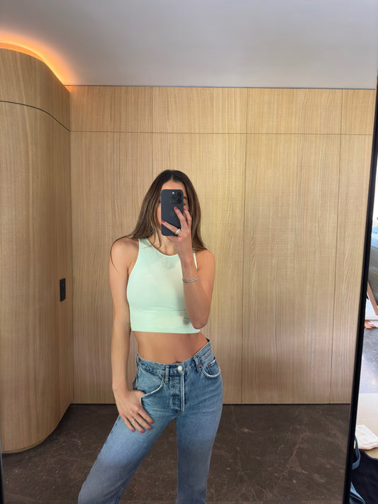 Run Away Crop Top Mint