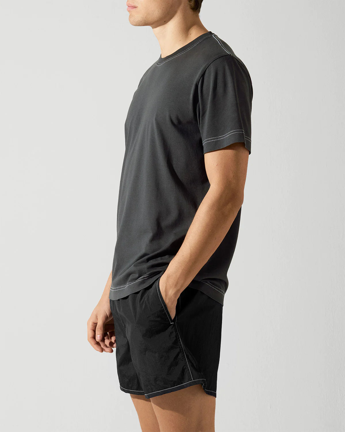 Midweight T-Shirt Charcoal