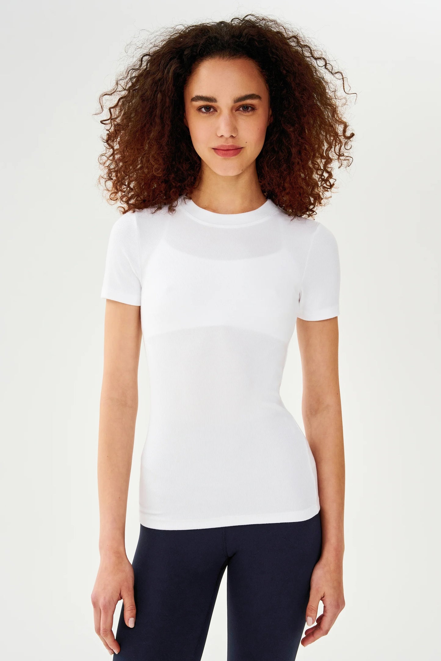 Louise Rib Short Sleeve