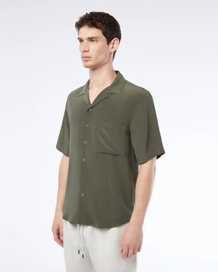 Silk Vacation Shirt Green