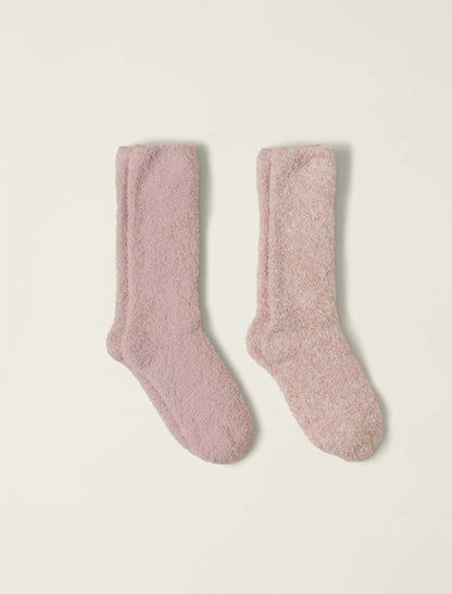 CozyChic 2 Pair Sock Set Pink