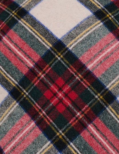 Mistletoe Plaid Mini Skort