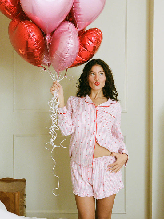 Soft Brushed Heart Long Sleeve