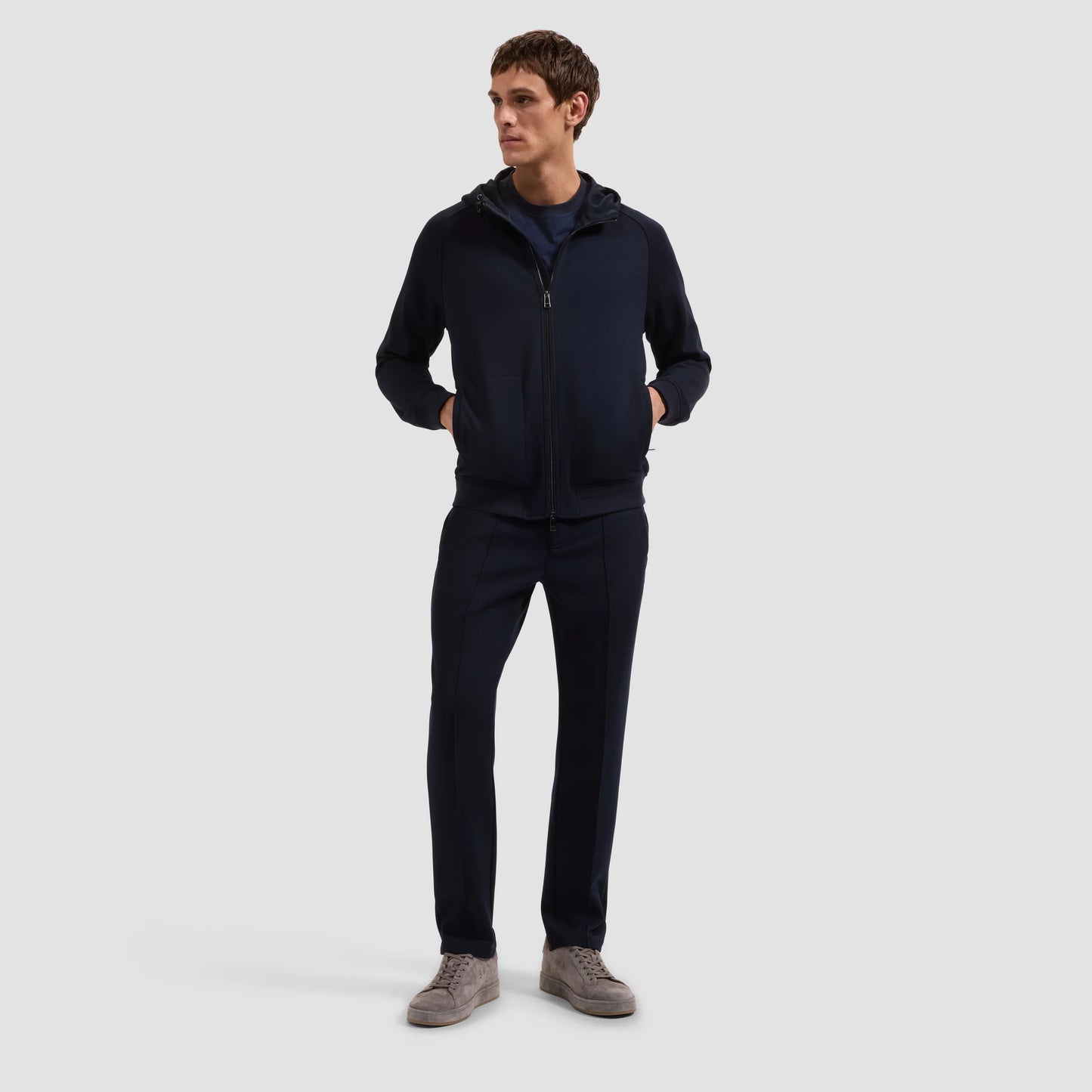 Packable Hooded Navy