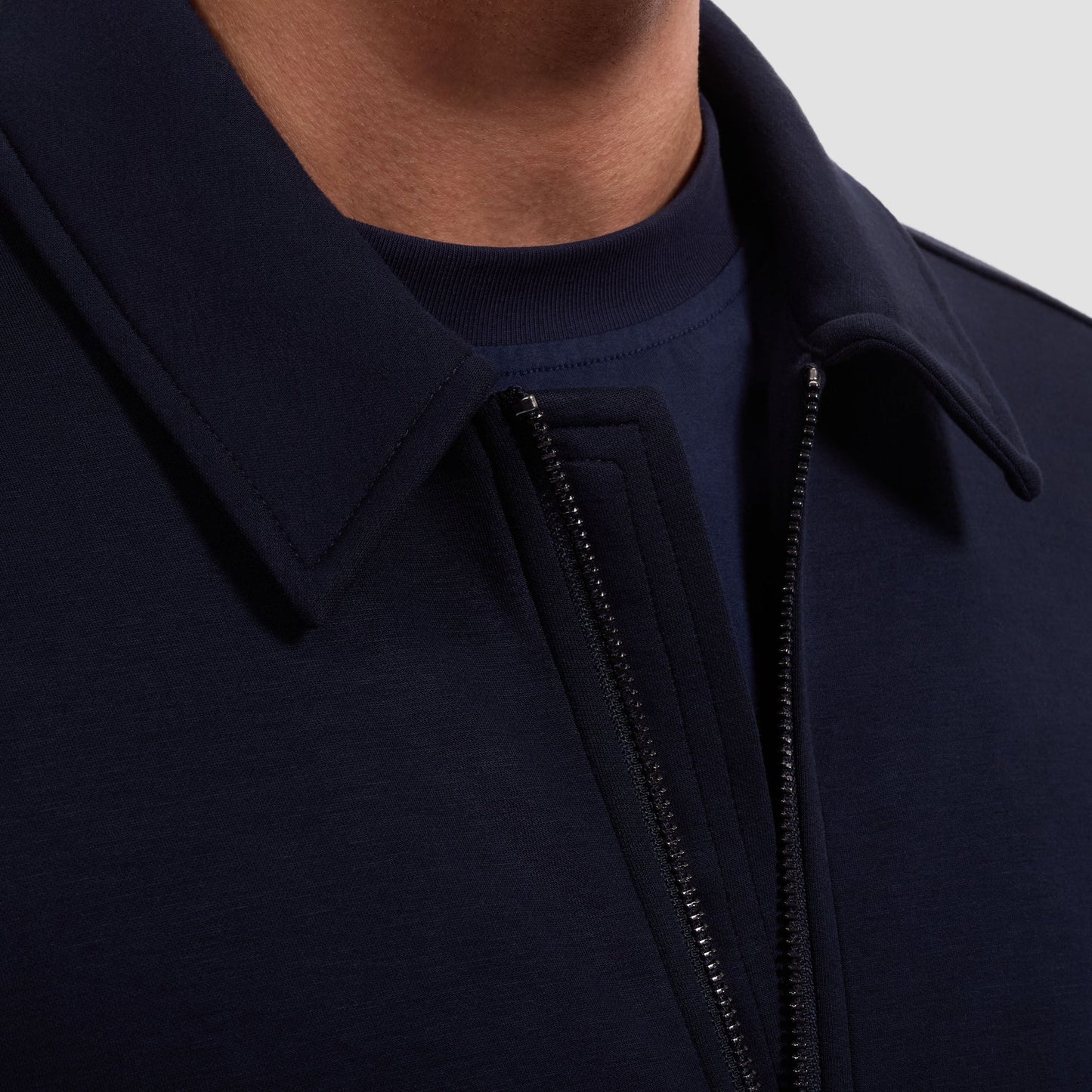 Soft Touch Knit Jacket Navy