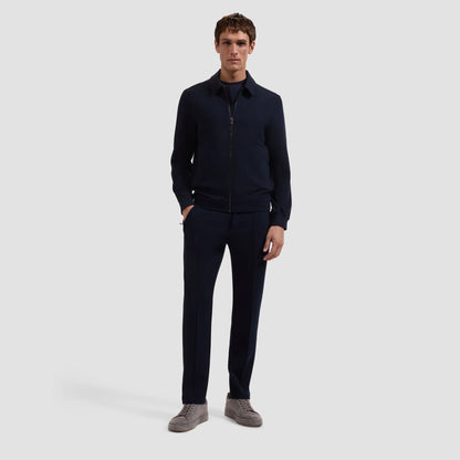 Soft Touch Knit Jacket Navy