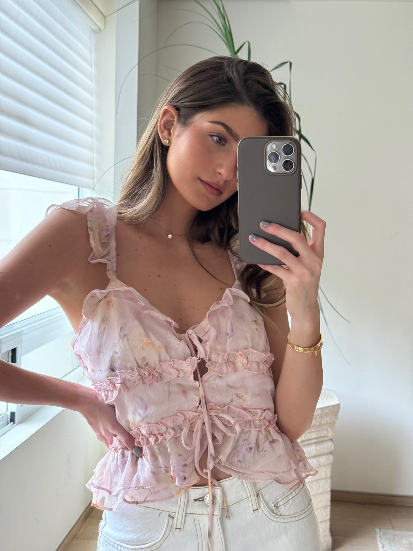 Arianne Floral Baby Doll Top