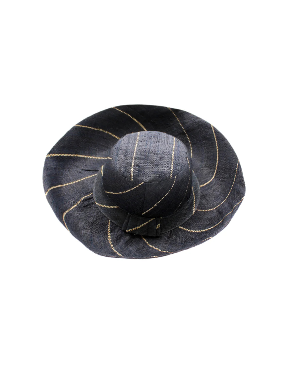 Monica Pinstripe Pattern Sun Hat
