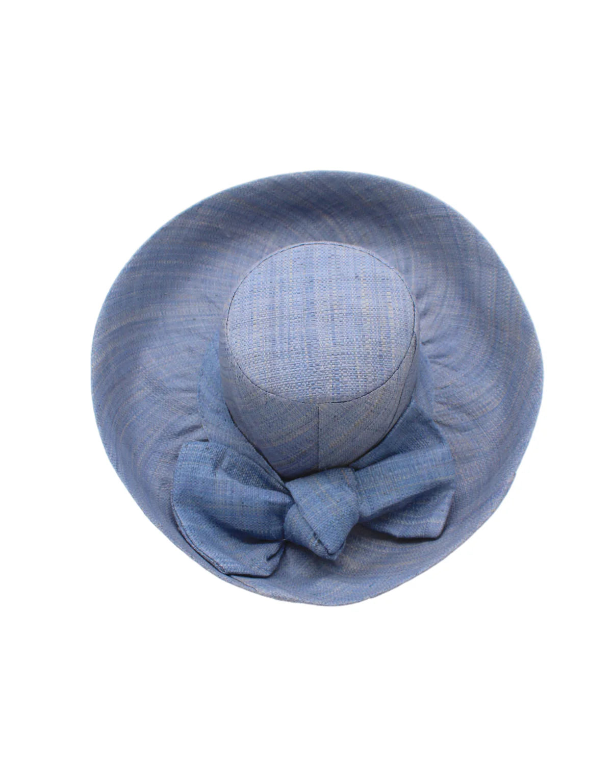 Audrey Big Bow Sun Hat Denim