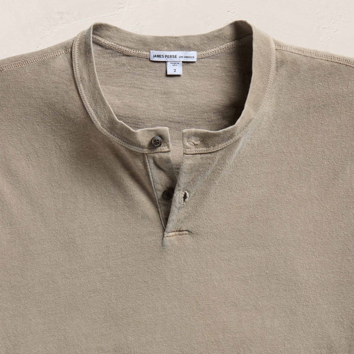 Slub Jersey Short Sleeve Henley
