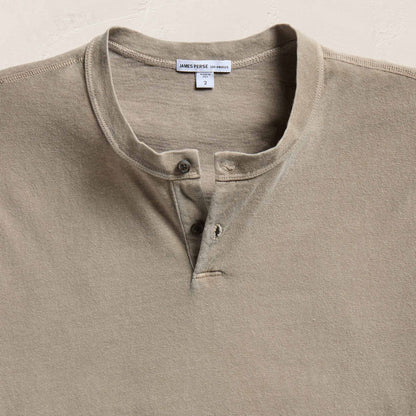 Slub Jersey Short Sleeve Henley