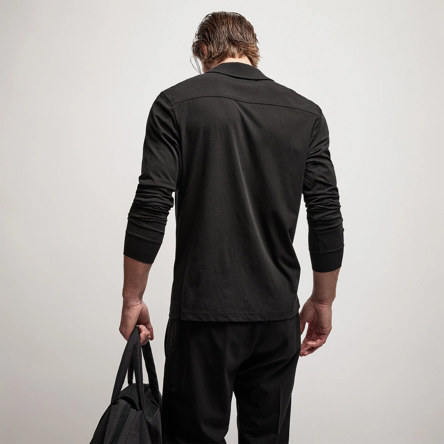 Clean Finish Jersey Shirt Black