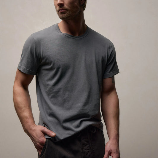 Short Sleeve Crewneck Grey