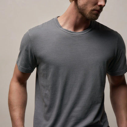 Short Sleeve Crewneck Grey
