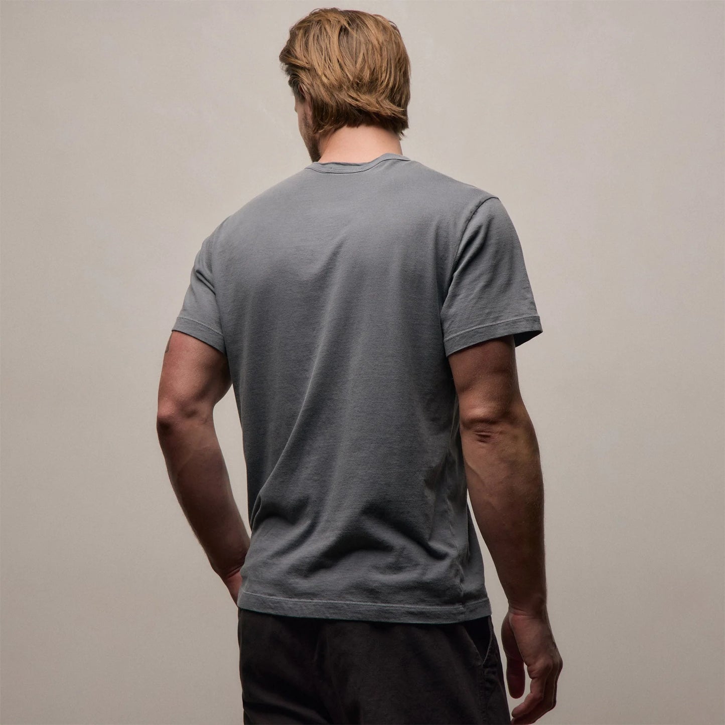 Short Sleeve Crewneck Grey