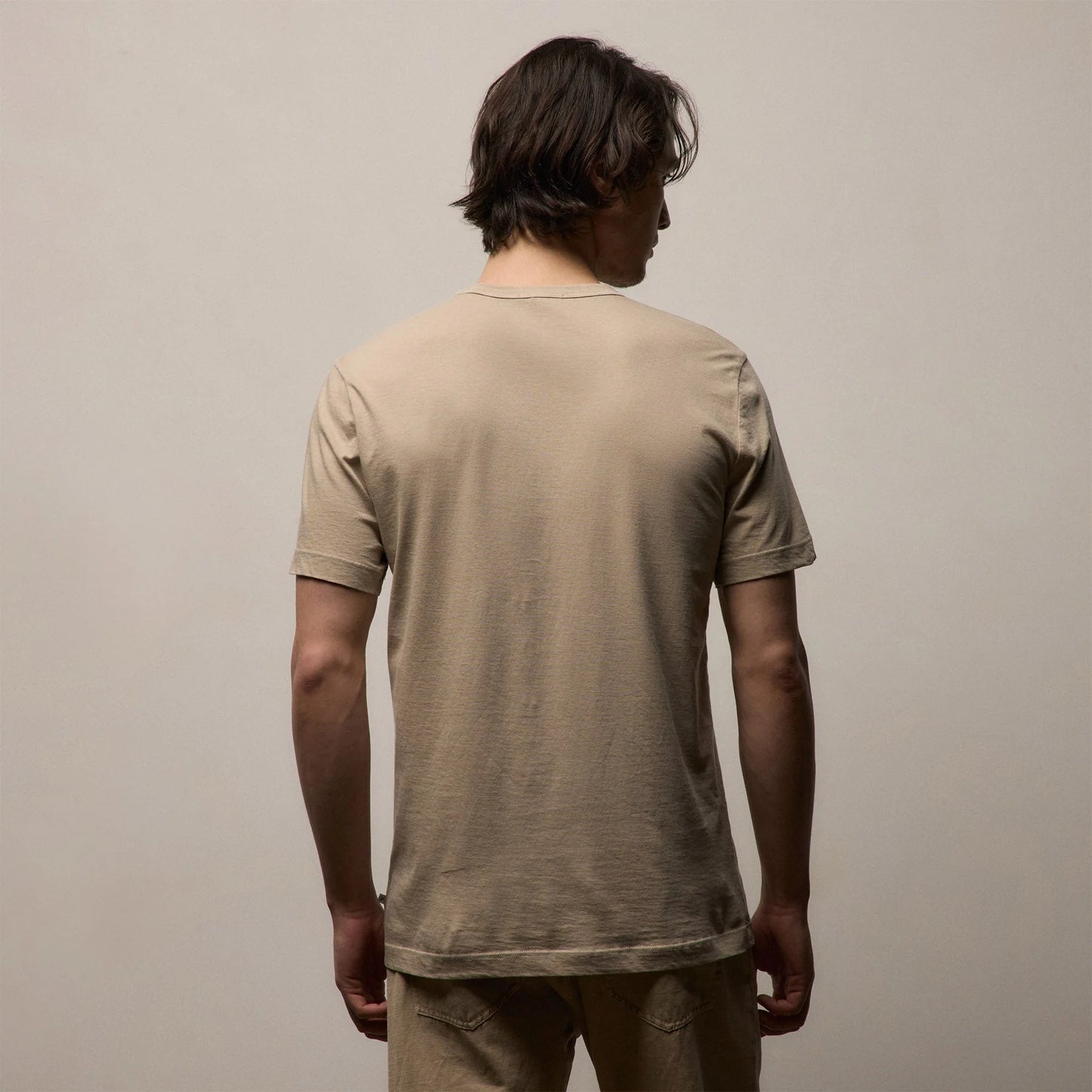 Short Sleeve Crewneck Khaki