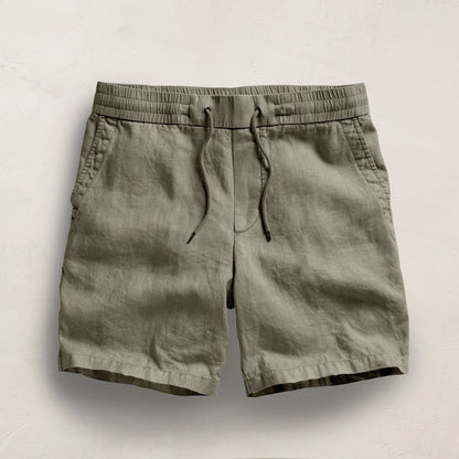 Relaxed Fit Linen Short