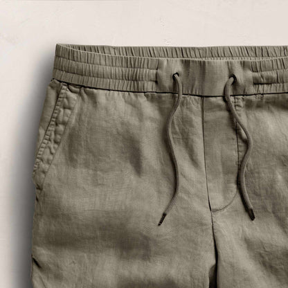 Relaxed Fit Linen Short