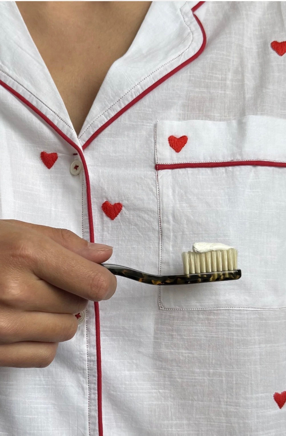 Thelma PJ Hearts Red