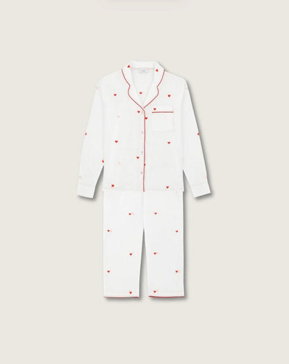 Thelma PJ Hearts Red