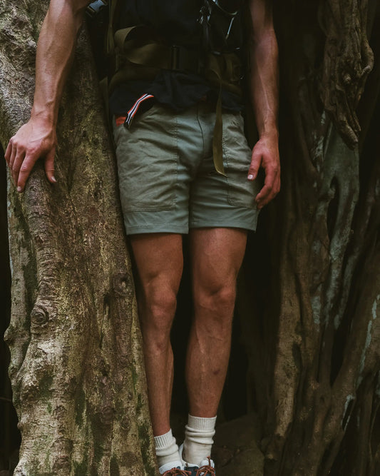 Field Shorts Olive 7 Inch Mens