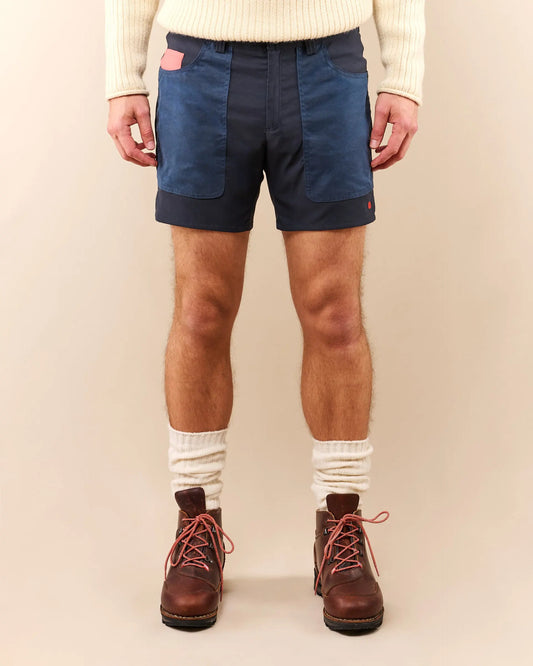 Field Shorts Navy 7 Inch Mens