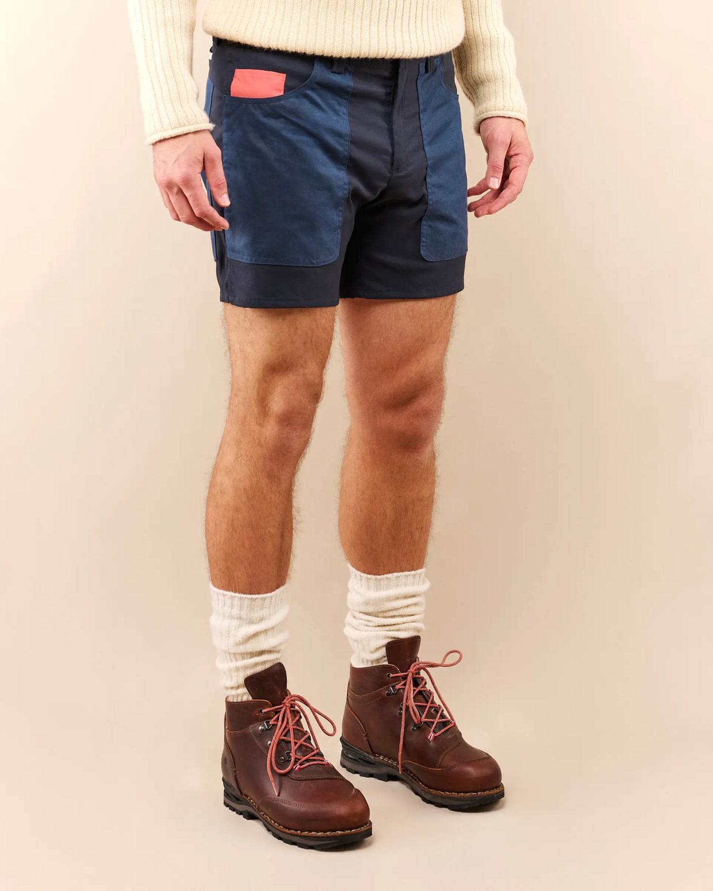 Field Shorts Navy 7 Inch Mens
