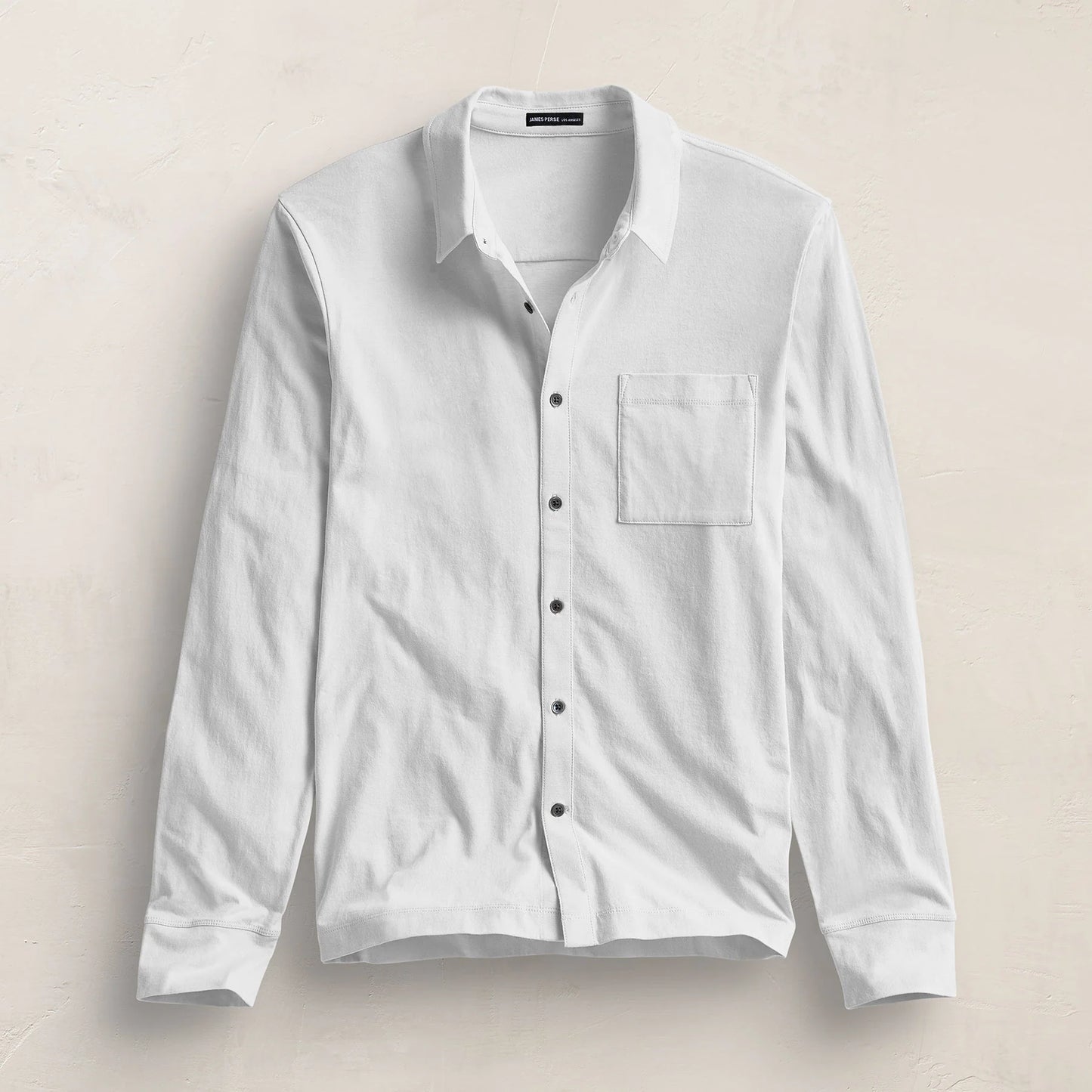 Clean Finish Jersey Shirt White