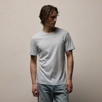 Short Sleeve Crewneck Grey Pigment
