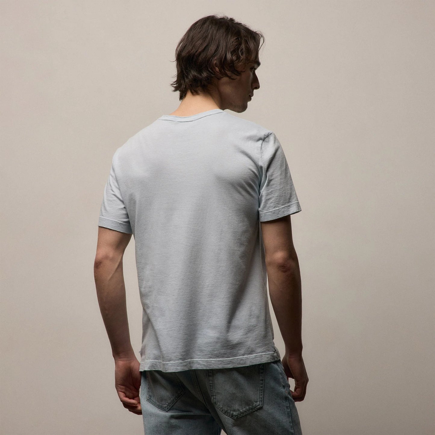 Short Sleeve Crewneck Grey Pigment
