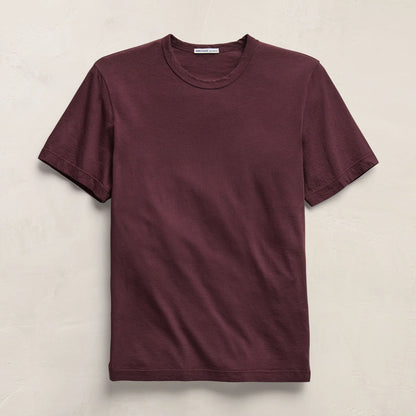 Short Sleeve Crewneck Dark Plum