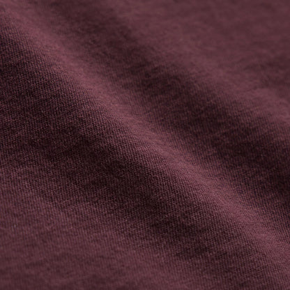 Short Sleeve Crewneck Dark Plum