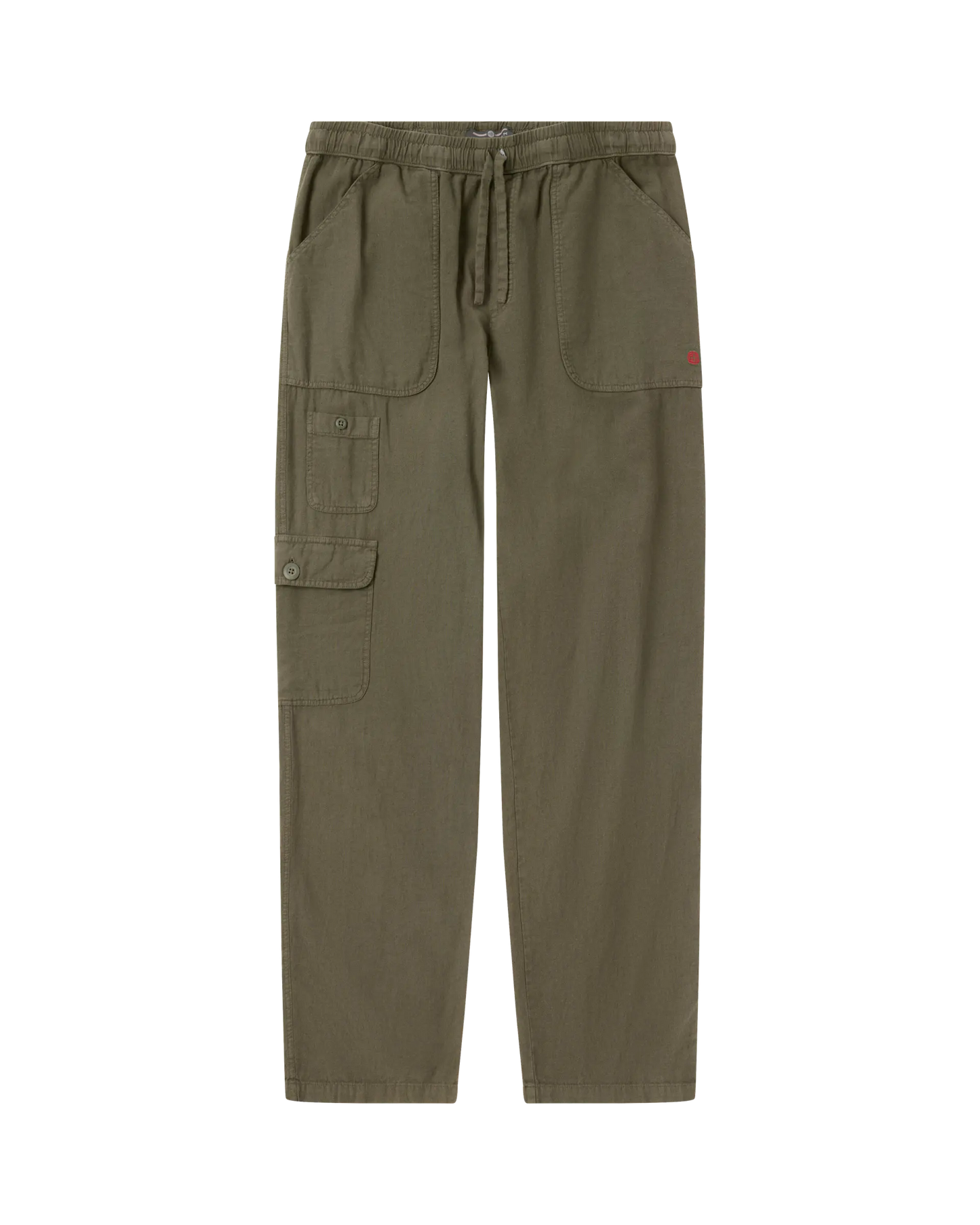 Traveller Linen Pants Olive