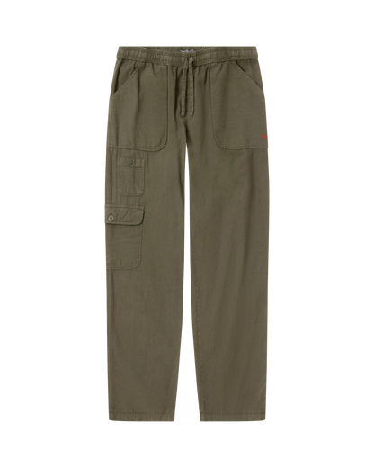 Traveller Linen Pants Olive