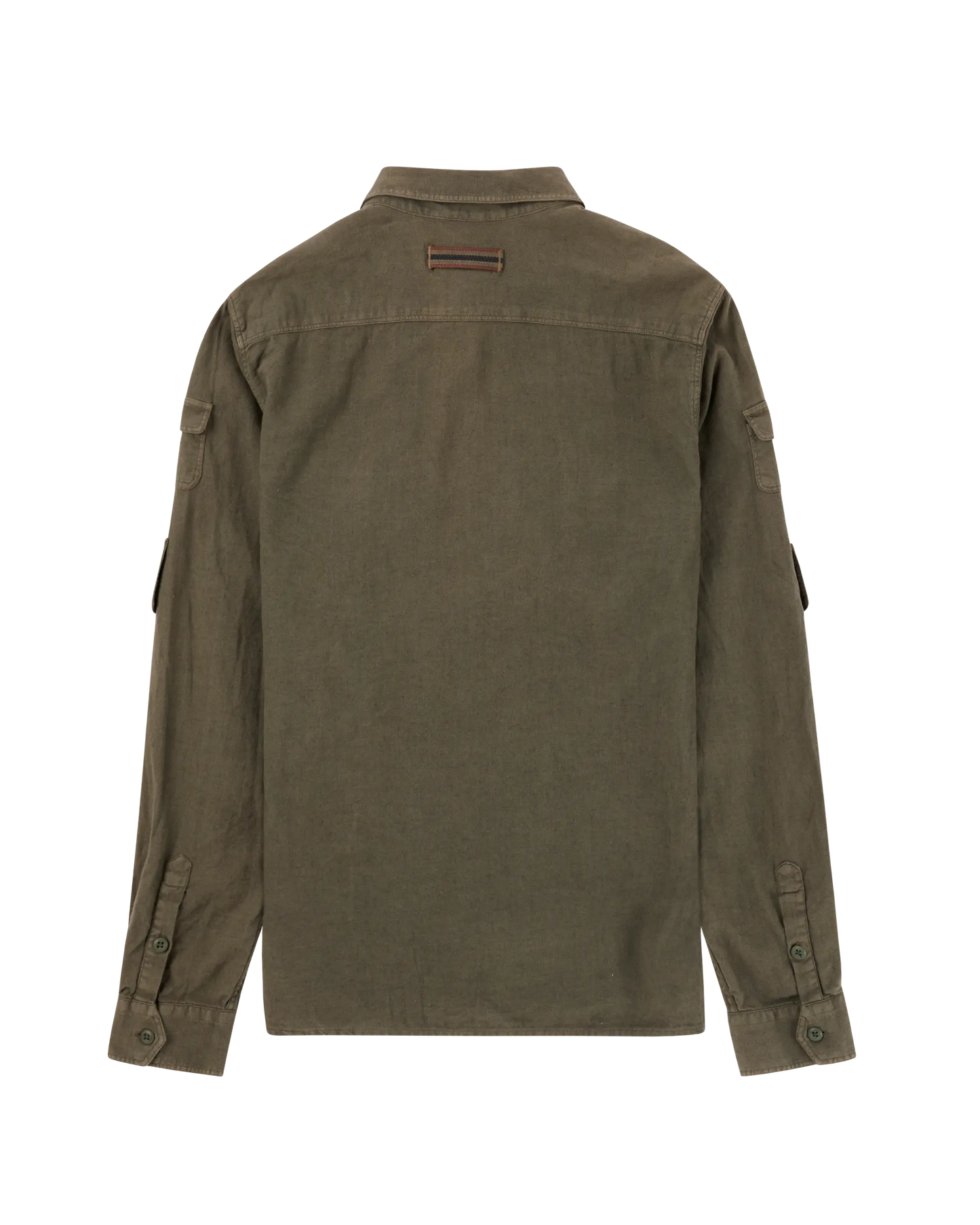 Traveller Linen Shirt Olive
